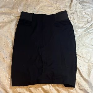 Black business casual skirt